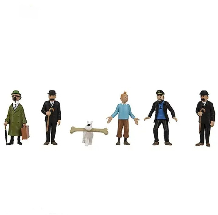 فیگور تن تن ۶ تایی مدل Characters Pack