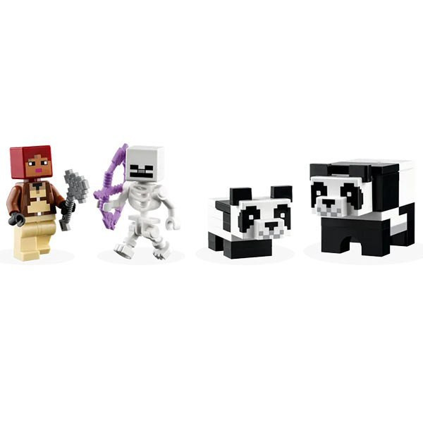 لگو 553 تکه ماینکرافت مدل پناهگاه پاندا Panda Haven کد 31245